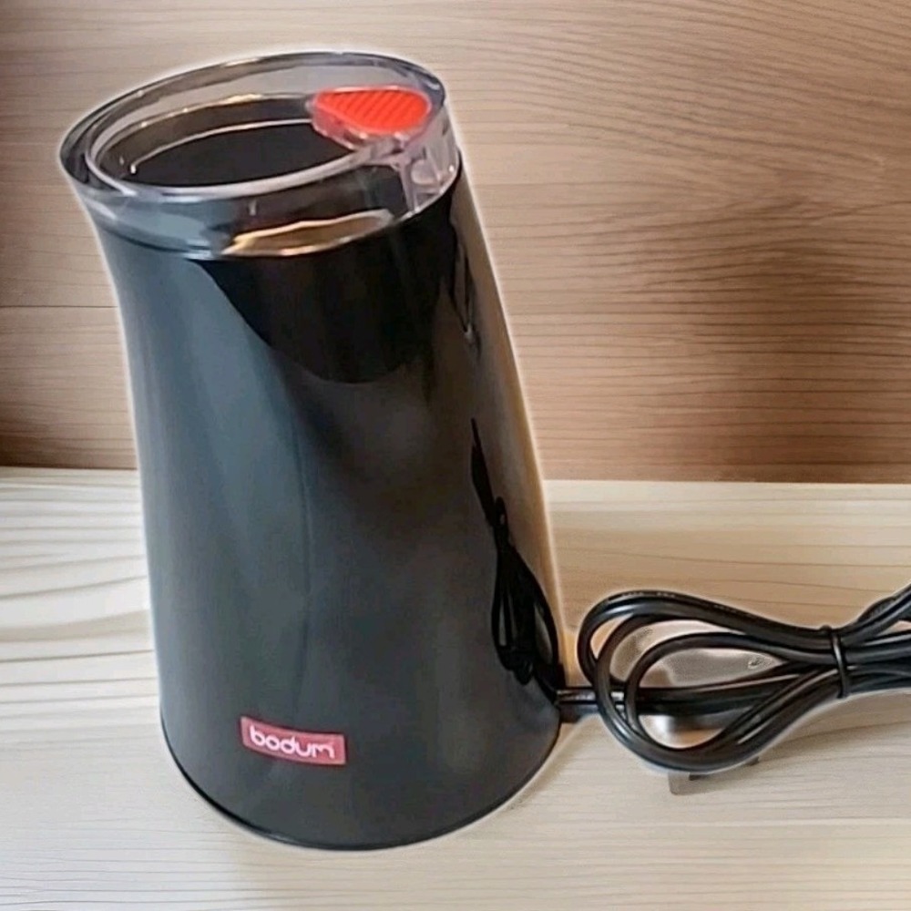 Bodum C-Mill Electric Coffee Grinder Compact Black Tested & Works Great EUC